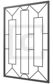 Решётка на окно сварная 1-126