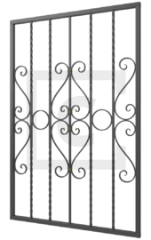 Решётка на окно кованая 5-44